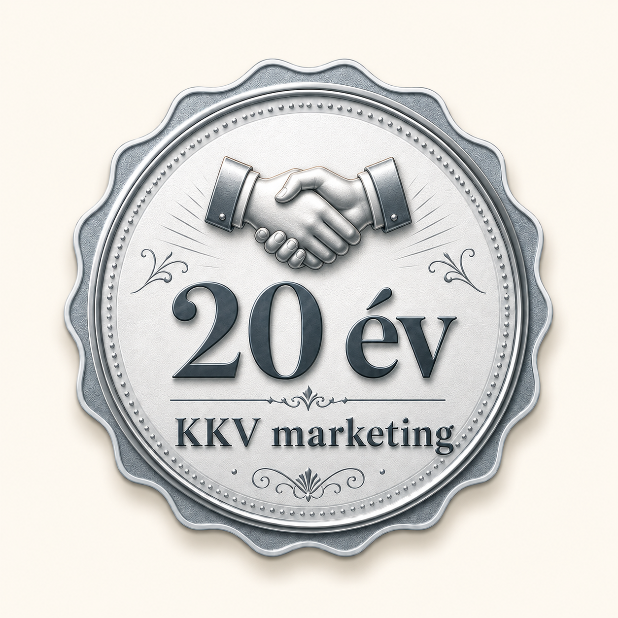 20 év KKV marketing pecsét