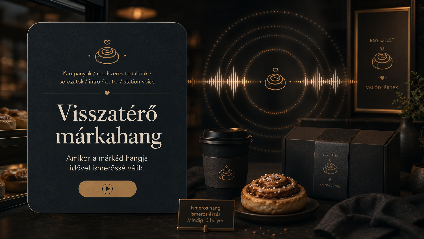 Visszatérő márkahang hangminta